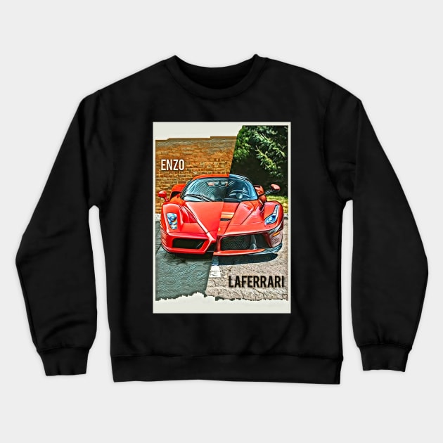 Evolution Ferrari Crewneck Sweatshirt by d1a2n3i4l5